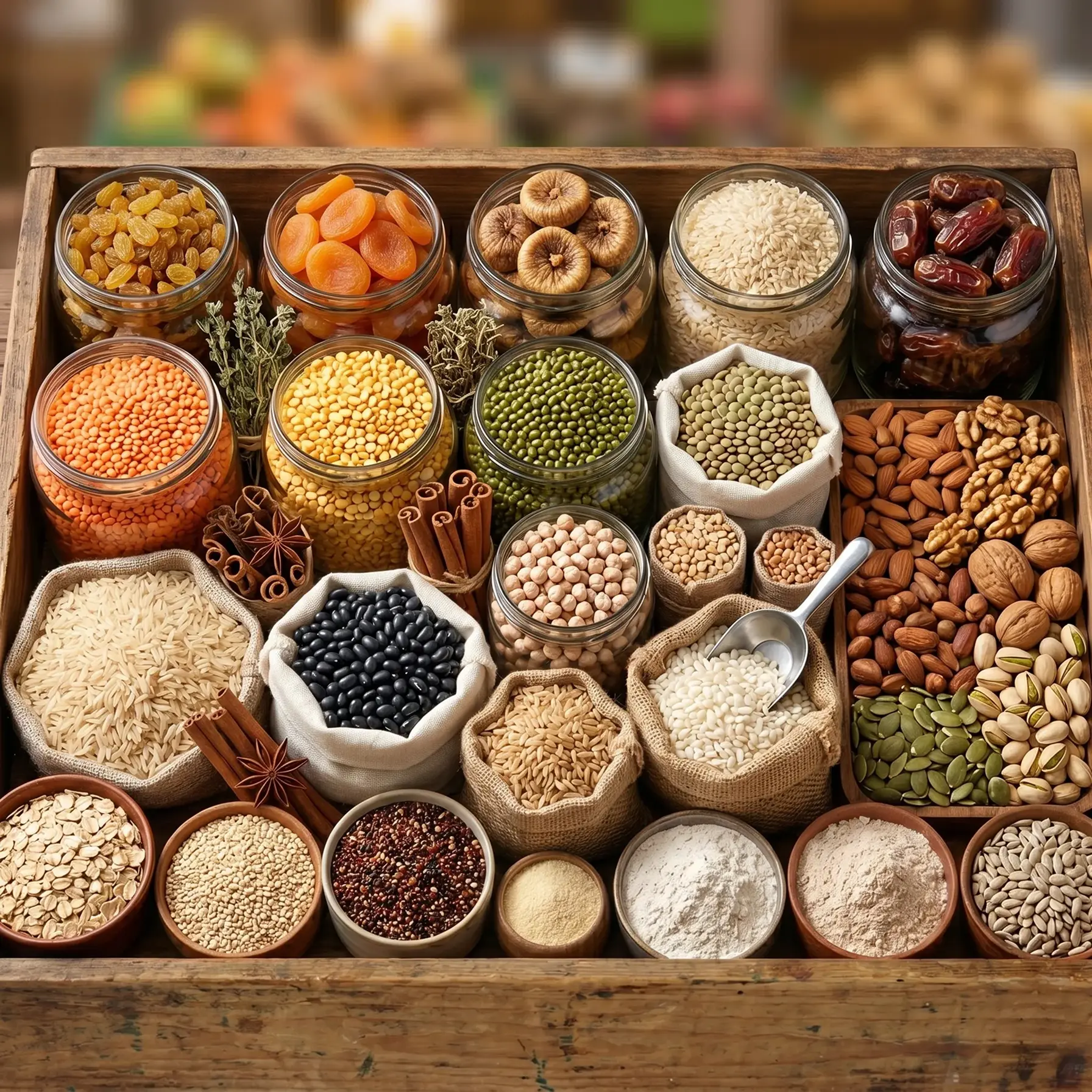 Grains, Pulses & Dry Food